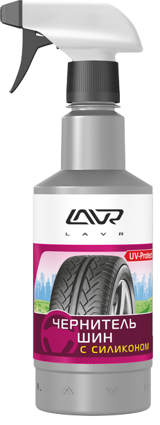 LAVR NEXT LN1475 Black Tire Conditioner wite silicone Чернитель бамперов и шин 500мл